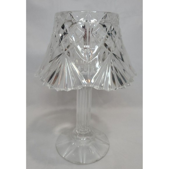 Godinger Other - Godinger Shannon Crystal Tiffany Style Candle Lamp Very Good Condition Beautiful